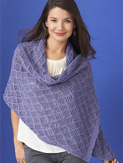 Diamond Lace Wrap by Patons
