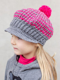 Newsboy's and Girl's Caps by Patons