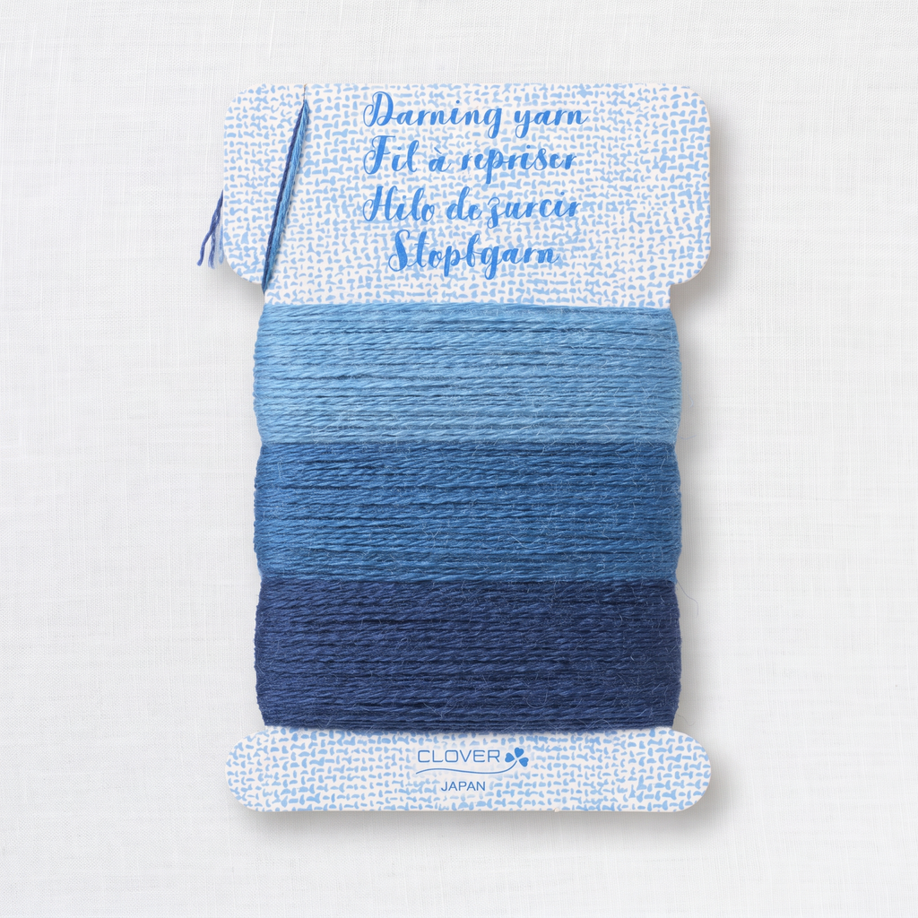 Clover Darning Yarn Denim