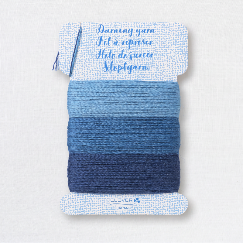 Clover Darning Yarn Denim