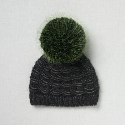 Lovafur Luxe Faux Fur Pom Green Harlequin