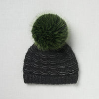 Lovafur Luxe Faux Fur Pom Green Harlequin