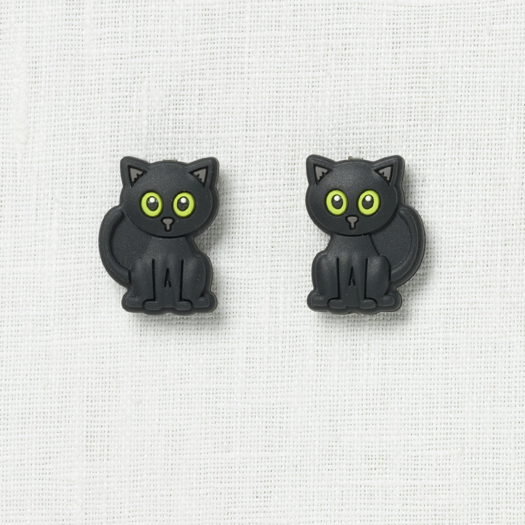 Fox & Pine Stitch Stoppers, Black Cat