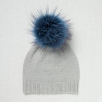 Lovafur Luxe Faux Fur Pom Aqua Raccoon