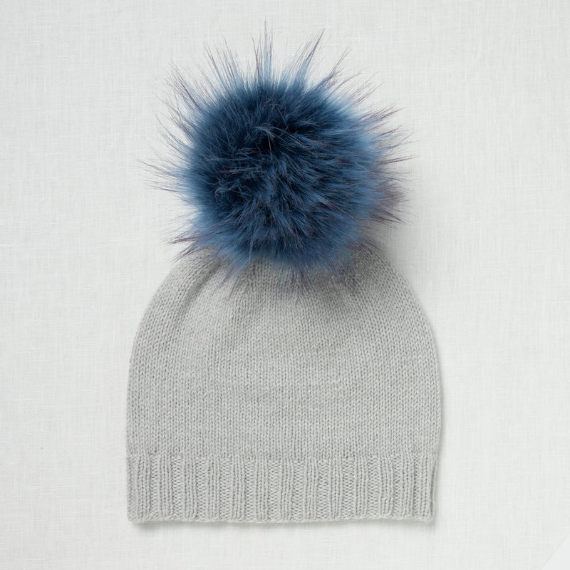 Lovafur Luxe Faux Fur Pom Aqua Raccoon