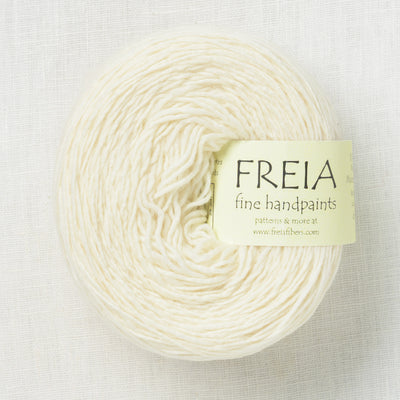 Freia Fingering Shawl Ball Ecru Semi-Solid