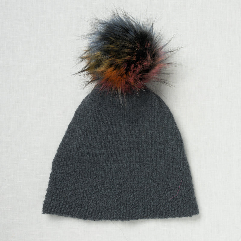 Lovafur Luxe Faux Fur Pom Blue Harlequin