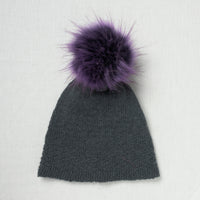 Lovafur Luxe Faux Fur Pom Purple Raccoon