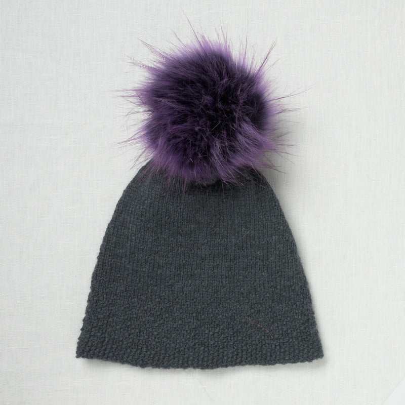 Lovafur Luxe Faux Fur Pom Purple Raccoon