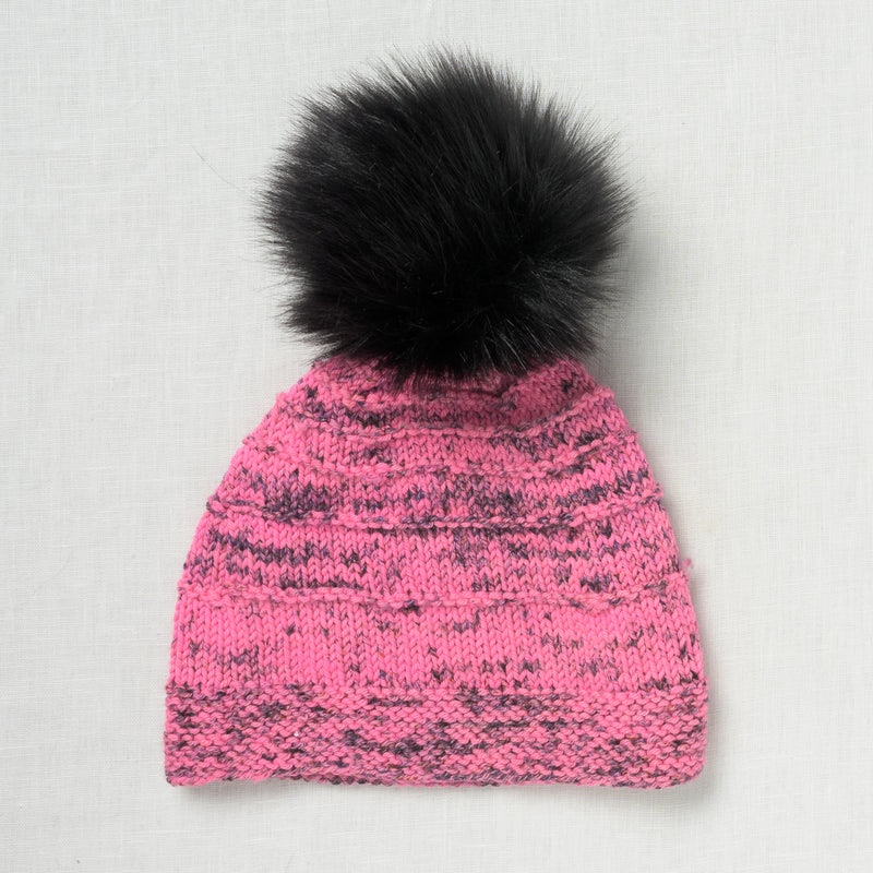 Lovafur Luxe Faux Fur Pom Black Fox