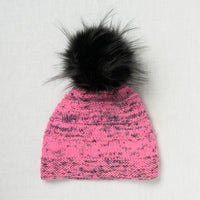 Lovafur Luxe Faux Fur Pom Black Raccoon