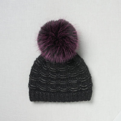 Lovafur Luxe Faux Fur Pom Pink Harlequin