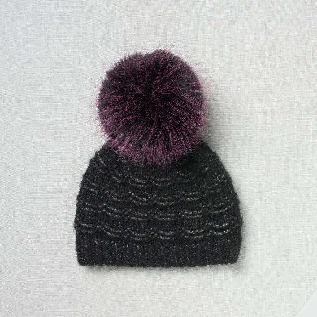 Lovafur Luxe Faux Fur Pom Pink Harlequin