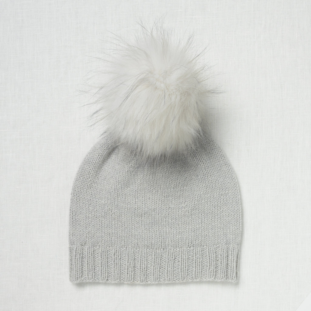 Lovafur Luxe Faux Fur Pom Fog Raccoon