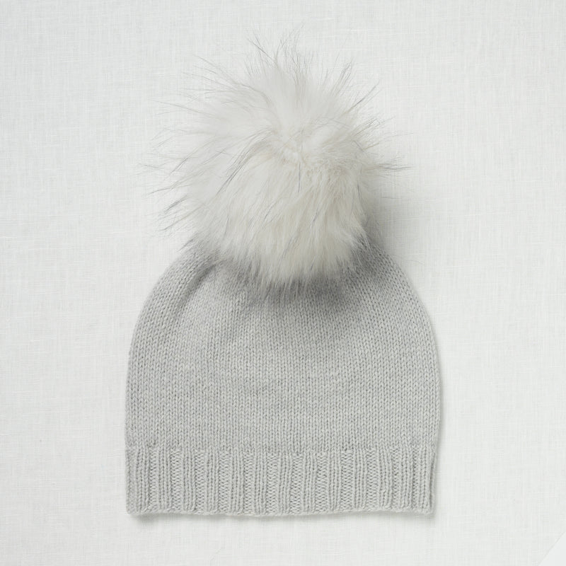 Lovafur Luxe Faux Fur Pom Fog Raccoon