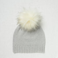 Lovafur Luxe Faux Fur Pom White Raccoon