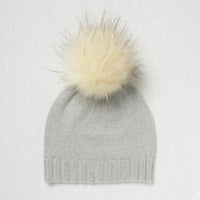 Lovafur Luxe Faux Fur Pom Ivory Raccoon