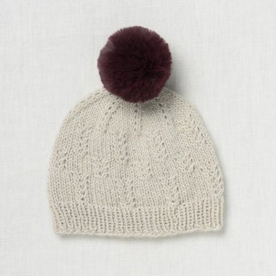 Lovafur Luxe Faux Fur Baby Pom Wine Rex