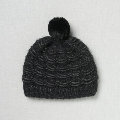 Lovafur Luxe Faux Fur Baby Pom Black Rex