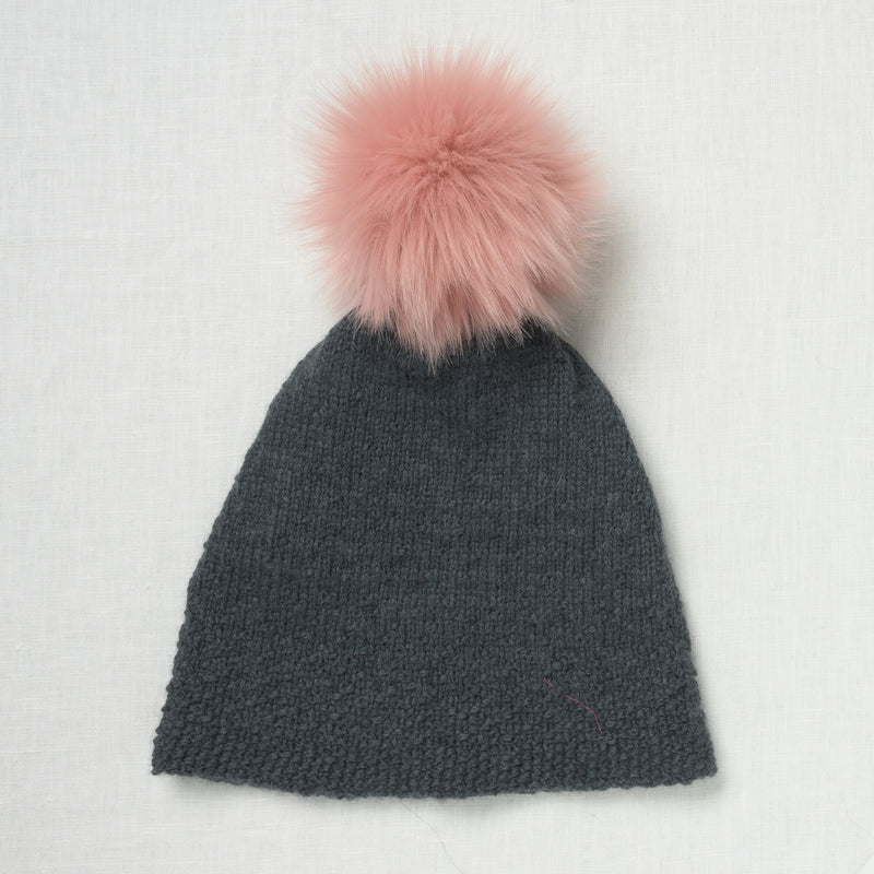 Lovafur Luxe Faux Fur Pom Quartz Rose Fox