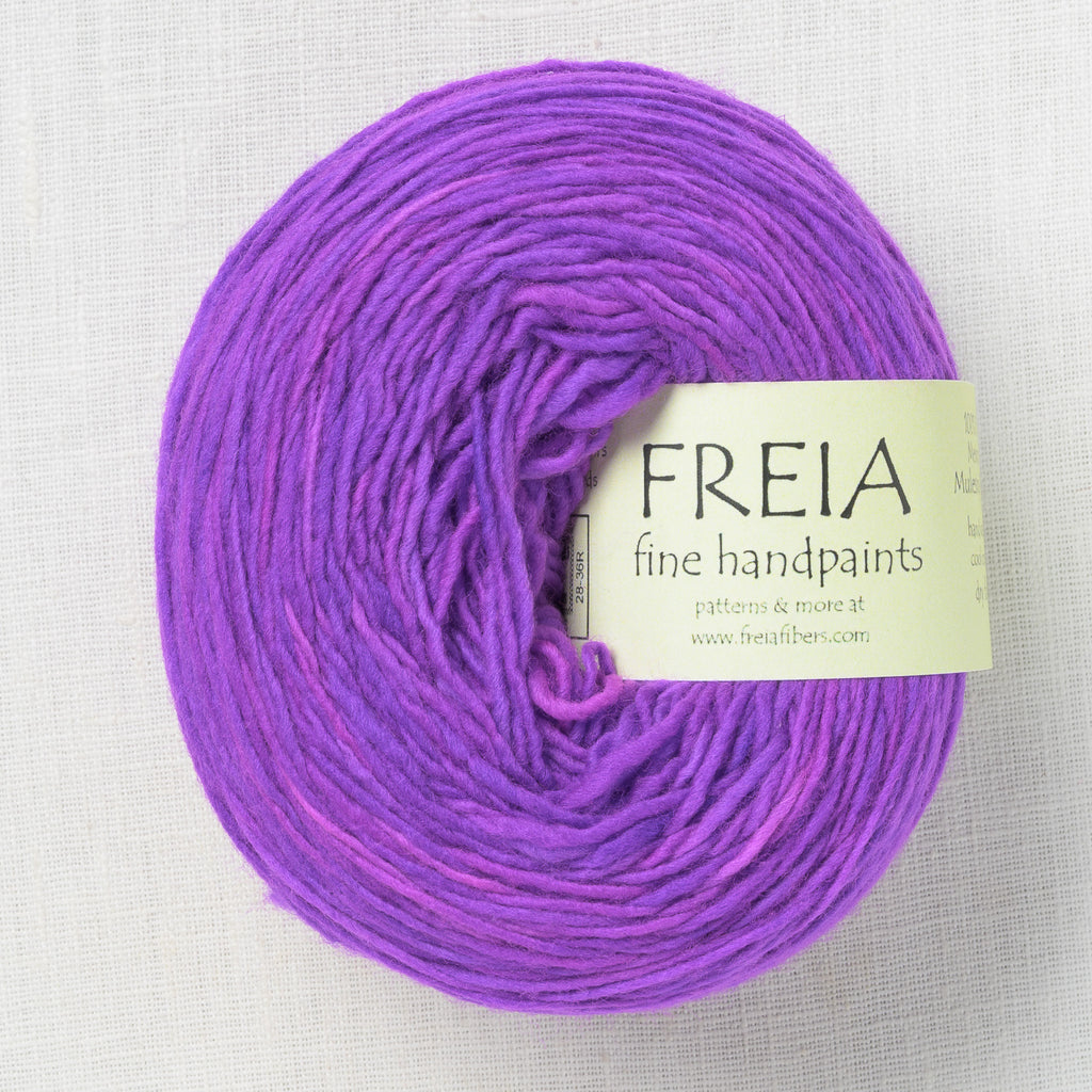 Freia Fingering Shawl Ball Thistle Semi-Solid