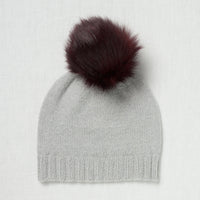 Lovafur Luxe Faux Fur Pom Wine Fox