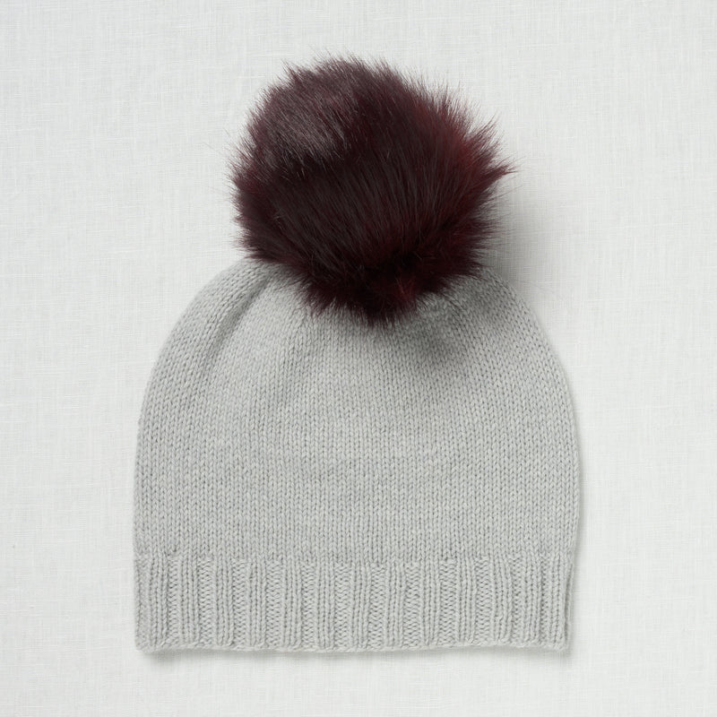 Lovafur Luxe Faux Fur Pom Wine Fox