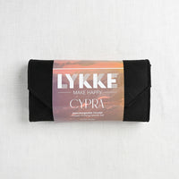Lykke Cypra Copper 3.5" Interchangeable Circular Needle Set, Black Vegan Suede Case