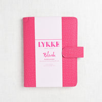Lykke Blush 6" Double Point Needle Set, US 0-5, Fuchsia Basketweave Case