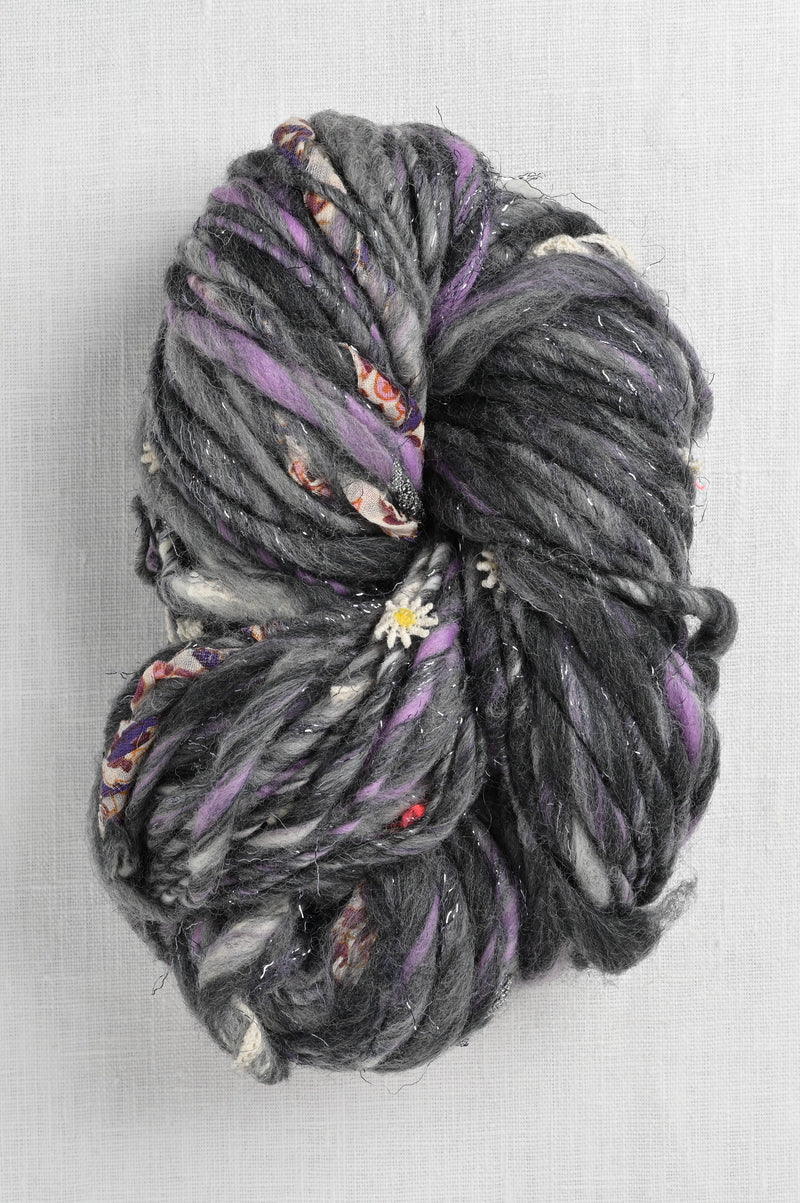 Knit Collage Daisy Chain Hyacinth Purple