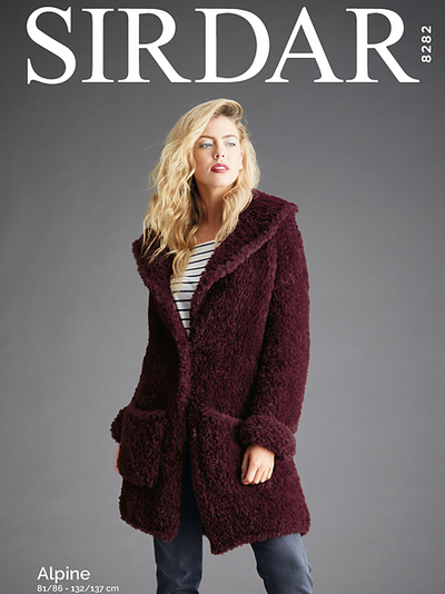 Ladies Teddy Bear Coat 8282