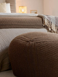 Diamond Bed Runner & Pouffe