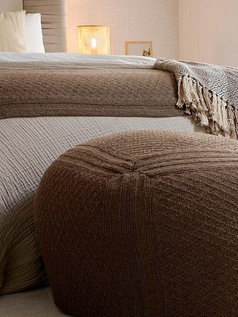 Diamond Bed Runner & Pouffe