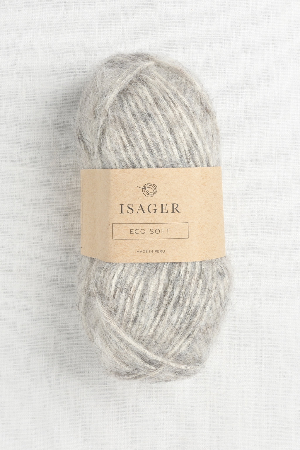 Isager Eco Soft E2S Light Grey Undyed (Discontinued)