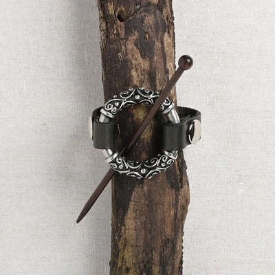 JUL Designs Filigree Cuff & Shawl Pin, Rosewood Stick