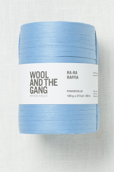 Wool and the Gang Ra-Ra Raffia Powder Blue