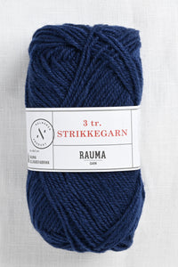 Rauma 3-Ply Strikkegarn 149 Dark Blue