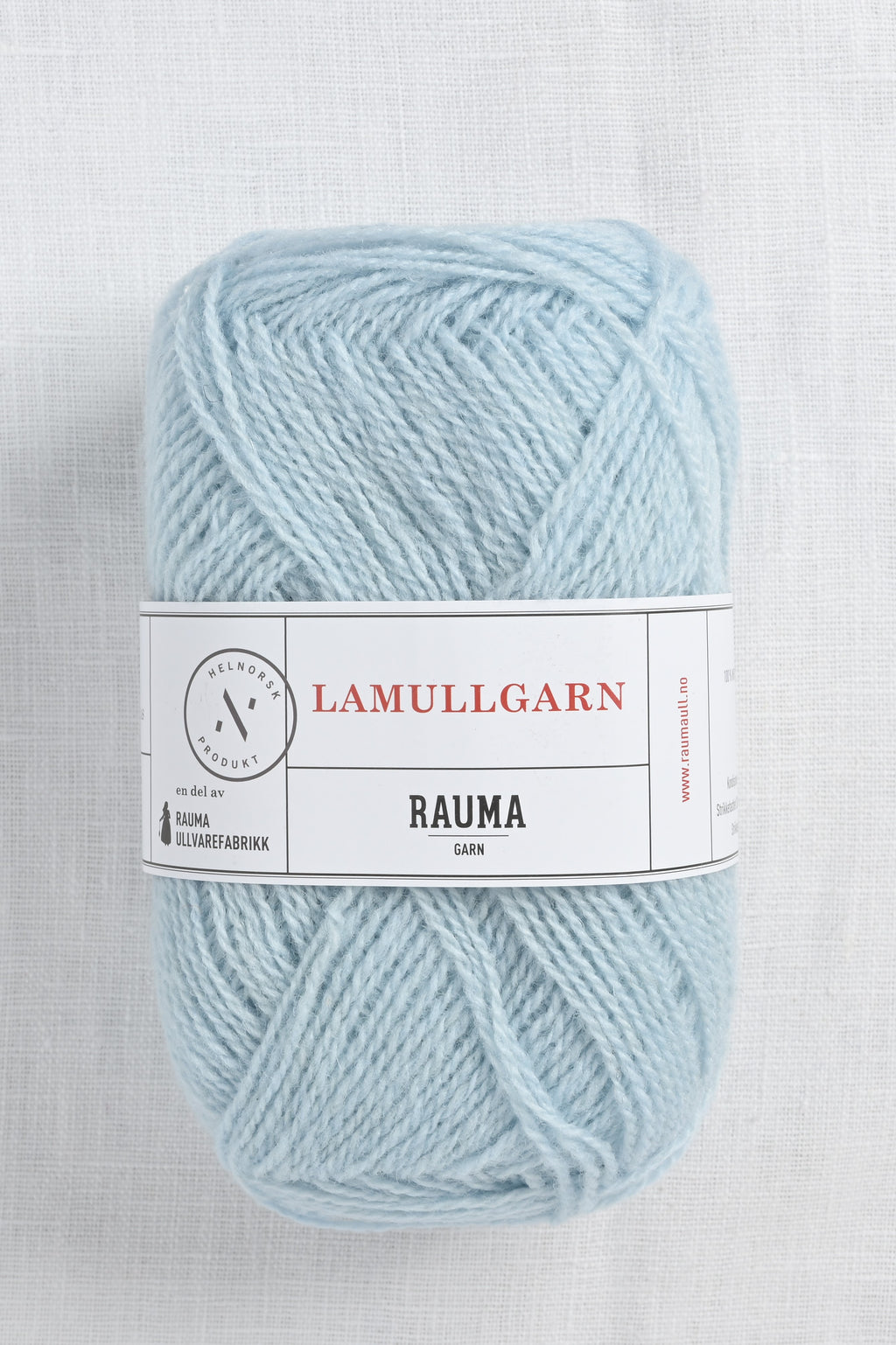 Rauma 2-Ply Lamullgarn 22 Light Blue