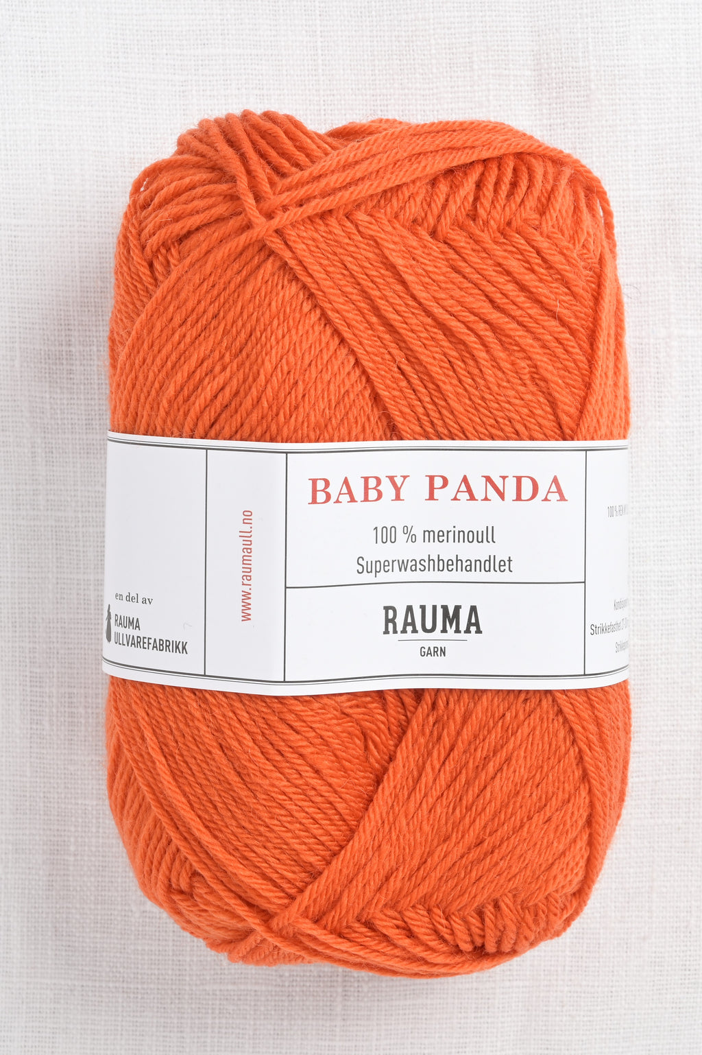 Rauma Baby Panda 54 Orange