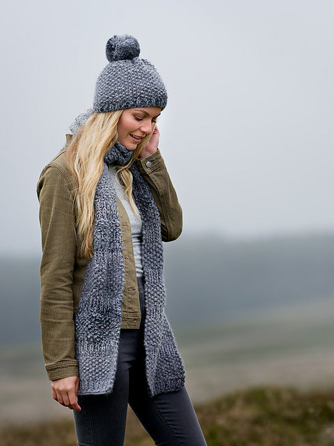Heather Hat & Scarf