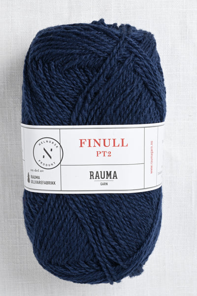Rauma Finullgarn 0449 Dark Navy Blue