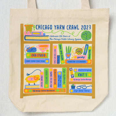 2023 Chicago Yarn Crawl Tote Bag