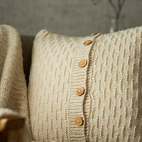 Peacock Plume Throw & Ripple Cushion