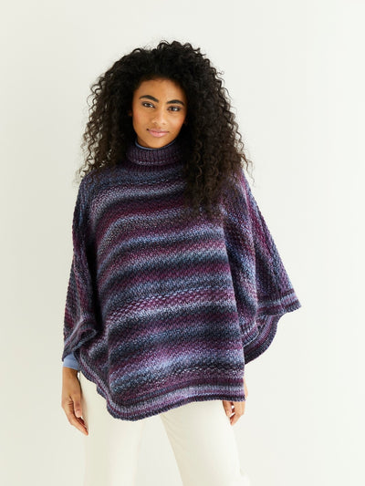 Textured Poncho 10287
