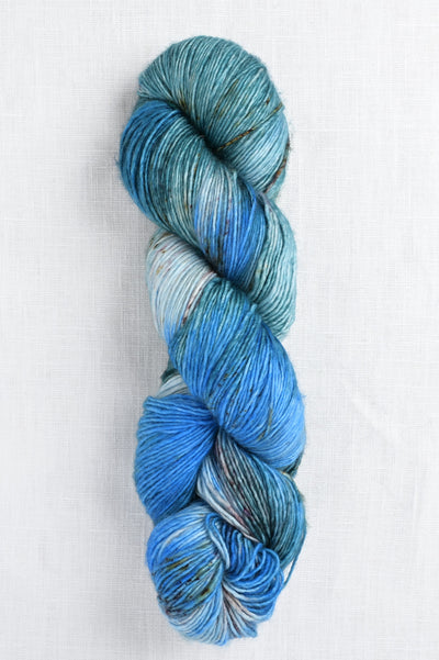 Madelinetosh Wool + Cotton Pale Blue Dot