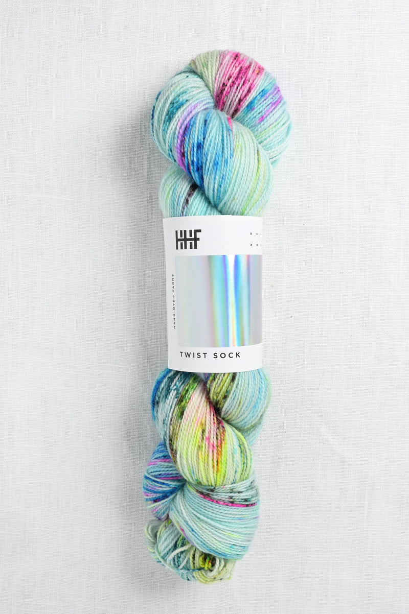 Hedgehog Fibres Twist Sock Danube