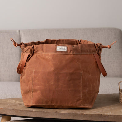 Magner Knitty Gritty Biggy Project Bag Brush Brown