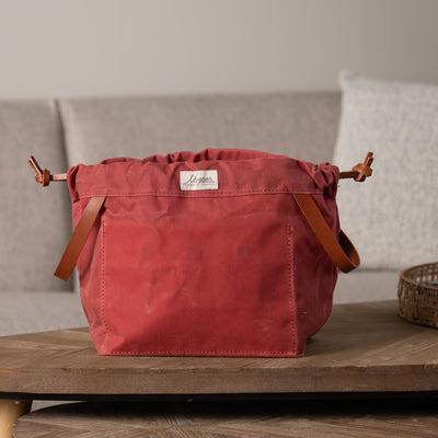 Magner Knitty Gritty Original Project Bag Nautical Red