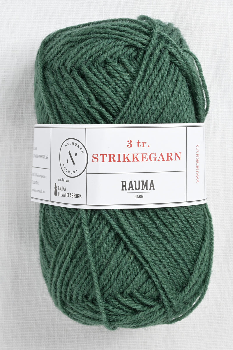 Rauma 3-Ply Strikkegarn 132 Soft Green