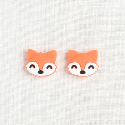 Fox & Pine Stitch Stoppers, Orange Fox
